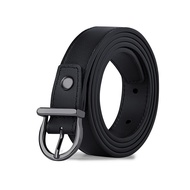 WilliamPOLO Womens Leather Belts for Jeans Pants Fashion Gold Buckle Ladies Dress Belts