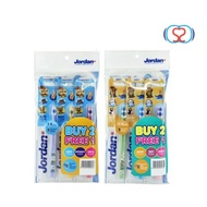 Jordan Buddy Toothbrush - 1 - 4y & 5 - 10y - 3pcs in pack