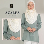 HERNES AZALEA BLOUSE MATTE SATIN BLOUSE MUSLIMAH EXCLUSIVE BLOUSE LABUH BLOUSE CANTIK WOMEN BLOUSE M