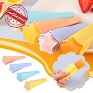 Silicone Ice Cream Popsicle Mold With Handle Ice Cream Mold Summer Children's Ice Cream Maker H2D9