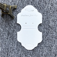 Korean Version Earrings Necklace Card Earrings Hair Ring White Paper Card Small Jewelry Card SX0J