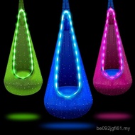 Buaian Buaian Mudah Alih, 1 Set Buaian Kembung Dengan Pam Udara, Buaian Gantung Kreatif untuk Dalama