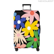 Travel Luggage Cover Flower Burst Design Luggage Protector Suitcase Cover Fits 18-32 Inch Luggage Cover