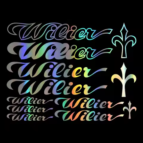 1 Set 33CM Bicycle Stickers for WILIER KK Vinyl Decal Stickers Sheet Bike Frame Cycles Cycling Mount