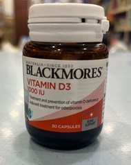 Blackmores Vitamin D3 1000IU (30’s) Exp 11/2024