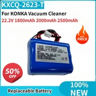 New Rechargeable Battery Pack HY6S1P KXCQ-2623-T 22.2V 22.2V 1800mAh 2000mAh 2500mAh For KONKA Vacuu