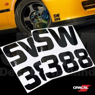 SW 388 Wheel Sticker SPOON SPORTS SW388