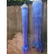 Thai 3-screen Fishing Net 1m high, 60m long, 6cm, 8cm, 10cm mesh to catch tilapia, carp, carp