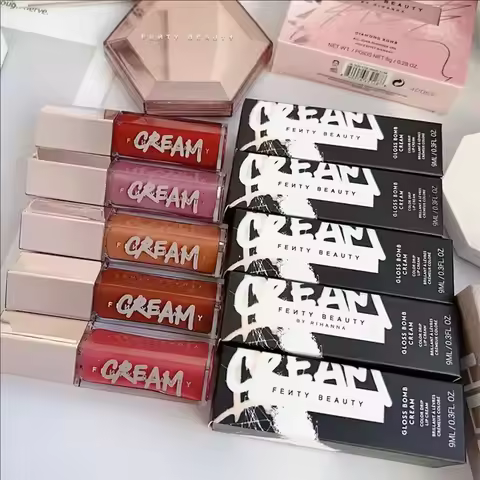 Fenty Beauty Makeup Set Lip Gloss Lasting Moisturizing Multicolor Shine Glitter Lip Plumper Makeup H