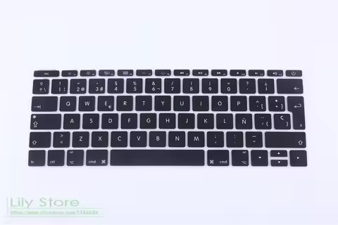 Silicone Spanish Keyboard Cover Protector skin For New Macbook 12 A1534 and for New MacBook Pro 13 I
