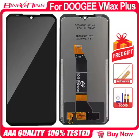 100% Original LCD + Touch Screen Digitizer Display Module Repair Replacement For DOOGEE V Max Plus/P