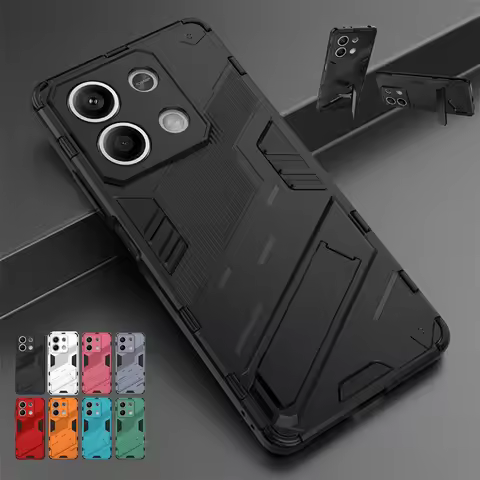 For Xiaomi Poco X6 5G Case Cover Poco X6 Pro 5G X 6 Capas Armor Back Phone Bumper Kickstand Shockpro