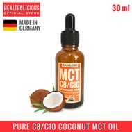 HEALTHOLICIOUS / KETO PLUS+ PURE MCT: COCONUT MCT OIL C8/C10 (MADE IN GERMANY)/ น้ำมันมะพร้าวสกัด เอ็ม ซี ที ออยล์ / สินค้านำเข้าจากประเทศเยอรมัน