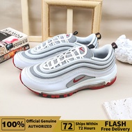 ข้อเสนอเวลาจำกัด Nike Air Max 97 "White Bullet" Running Shoes DM0027 - 100 The Same Style In The Store