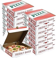 8-Inch Red Ventilated Pizza Box for Pizza, Burgers & Snacks – Food-Grade Corrugated Kraft, Quick-Fol
