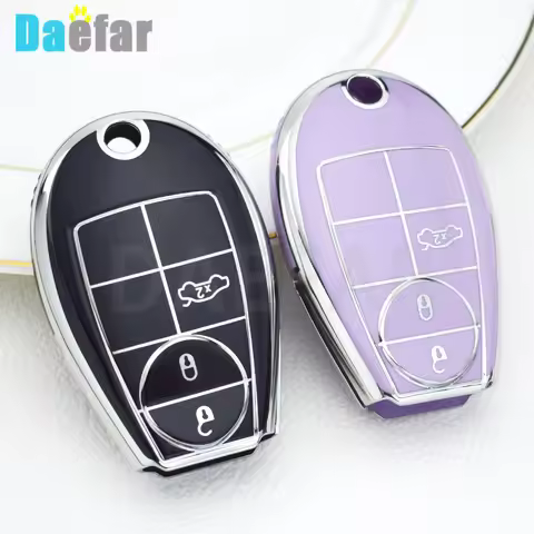3 Buttons TPU Key Case for Dodge Key Fob Cover for Dodge RAM Charger Challenger Jeep Commander Chrys