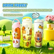 SUS316 Recreational Math Kids Insulated Straw Cup Creative Puzzle Childrens Sippy Cup 430ml Stainles