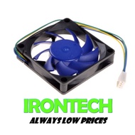 7CM 70mm 4Pin CPU Cooling Fan HeatSink Hydraulic Detachable Blades FY-715 Replacement Brushless Desk