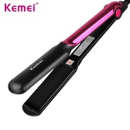 เครื่องหนีบผม Kemei เครื่องหนีบผมไฟฟ้า ทำผมตรงสวยเป็นธรรมชาติ ที่หนีบผม ที่หนีบผมตรง ร้อนเร็ว140°C -