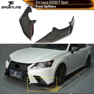 Carbon Fiber / FRP Front Bumper Lip Spoiler Splitters Winglets Flaps Cupwings For Lexus GS F Sport G