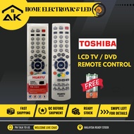 TOSHIBA LCD TV / DVD REMOTE CONTROL MULTI REPLACEMENT HUAYU (RM-D602)
