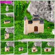 SHANHAI Mini Old City Gate, Resin Decorative Mini Resin House, Ancient Building House Models Chinese