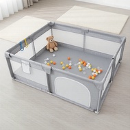 Foldable Baby Safety Fence 200x150cm, Detachable Portable Playpen Barrier