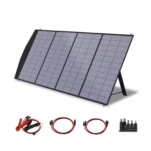 Solar Panel 400W / 200W / 140W / 100W / 60W Panel with Output for Power Station Solar Generator