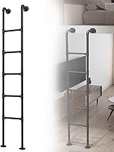 Floor Standing Metal Step Ladder, Basement Window Well Egress Ladder, Home Loft Bed Ladder, Emergenc
