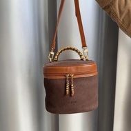 中古包 Loewe羅威 棕色蛇骨化妝包