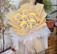 ‼️新款海綿寶寶花束💐多隻海綿寶寶公仔 🧸海綿寶寶滿天星花束 4-5 工作天