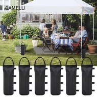 CAMELLI 1/4Pcs Tent Sandbag, Canopy with Handle Garden Gazebo Foot Leg, Durable Black Party Tent Set