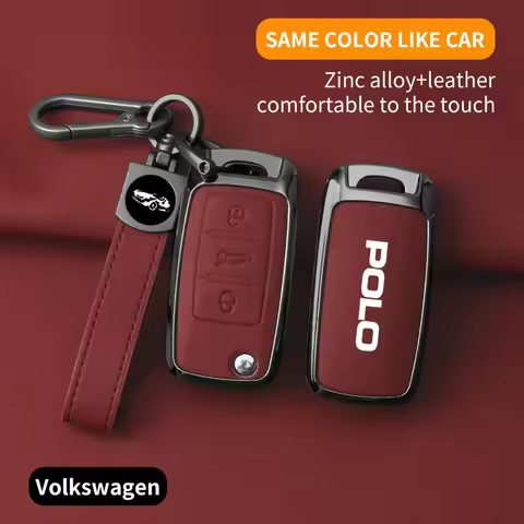 Car Key Case Key Bag Shell Protector Holder For VW Volkswagen GTD GTI Polo Golf 4 5 6 7 8 MK4 MK5 MK