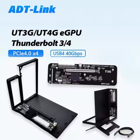 UT3G UT4G External Graphics Card Dock Station for Thunderbolt 3/4 USB4 To PCIe 4.0 X16 eGPU Adapter 
