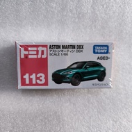 TOMICA REGULAR 1/66 113 ASTON MARTIN DBX GREEN