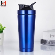 Bình Lắc Shaker Inox Tập Gym Chọn Màu - Bình Lắc Tập Thể Thao Du Lịch – Kèm Bóng Lò Xo Lắc