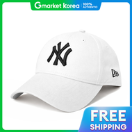 New Era |  Mlb League Essential New York Yankees 9Forty Ball Cap Baseball Golf Hat White