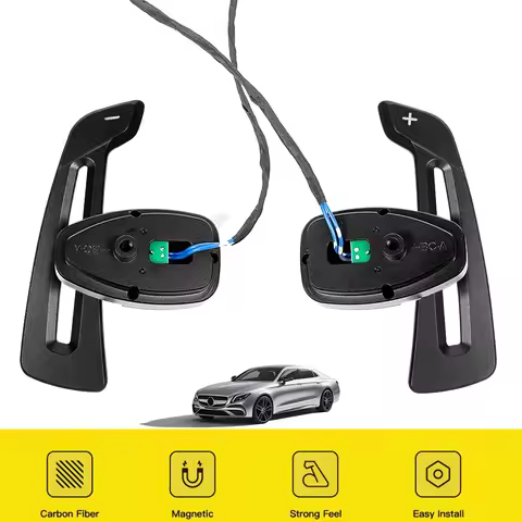 2025 New Magnetic Paddle Shifters for Mercedes-Benz Aluminum Alloy A Class W176 C W204 E W212 CLA C1
