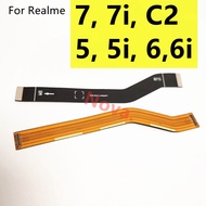 For Realme 7i C2 7 5 5i 6 6i Mainboard Connector LCD Motherboard Main Board Flex Mobile Phone Part