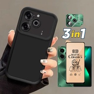 3in1 Tecno Pova 6 Neo แพคเกจเต็มรูปแบบกันกระแทกเคสโทรศัพท์สําหรับ Tecno Pova 6 Pro Pova 5 Pro Pova N