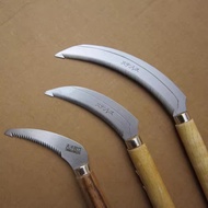 Handheld Sickle Tool Portable Heavy Duty Hand Hoe Japanese Gardening Weeding Sickle Sod Sickle for F