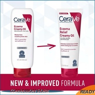 236ml Cerave Eczema Relief Creamy Body Oil for Eczema & Moisturizer  8 Oz Multi effect Moisturizing 