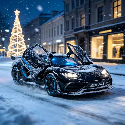 1:24 Alloy Metal Diecast Model Car Compatible With Mercedes Benz AMG ONE Hypercar Living Study Room 