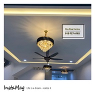 ( JB ) Install Plaster Ceiling & Cornice , Wiring & Led Downlight