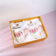 Capodimonte ceramic Mug contains 2