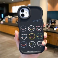 Casing Hp OPPO A74 4G A76 A78 4G A9 2020 A92 A93 A95 A96 Case Simple Smile Soft Bumper Casing Terbar