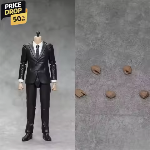 1/12 Scale Manipple Studio Male Killer Agent Movable Body Plastic Set Model for Fit 6'' SHF Soldier 