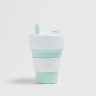 Stojo - 環保高耐熱矽膠摺疊杯16oz - 薄荷綠