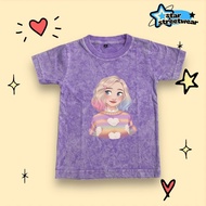 [FREE NAME] Children's Washed T-Shirt with Enid Sinclair Wednesday Motif, Premium Material