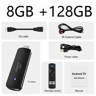 Android14 TV Stick Q8 Smart IPTV Dongle 8K 60fps 8GB RAM 128GB ROM Dual Band 2.4GHz 5.0GHz Wifi 6 BT